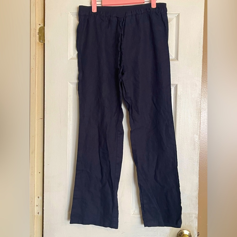 Ellen Tracy Linen Pants Small